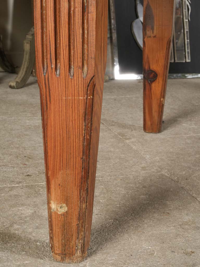 Large French Pitch Pine Shop Table c. 1900 - 95"