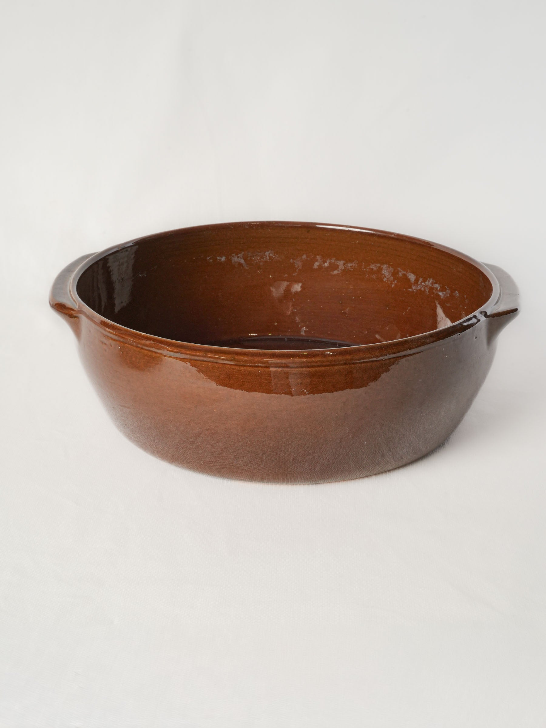 Large Vintage Digoin  Stoneware Cooking Dish - 15"