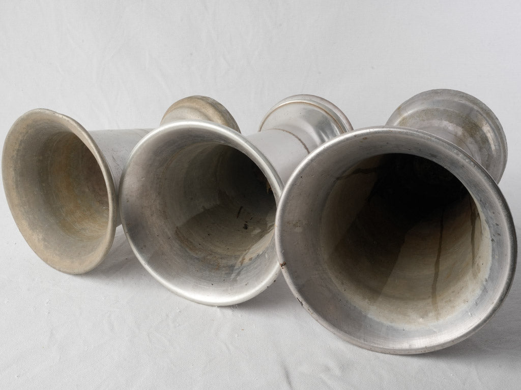 Weighted base floral display vases