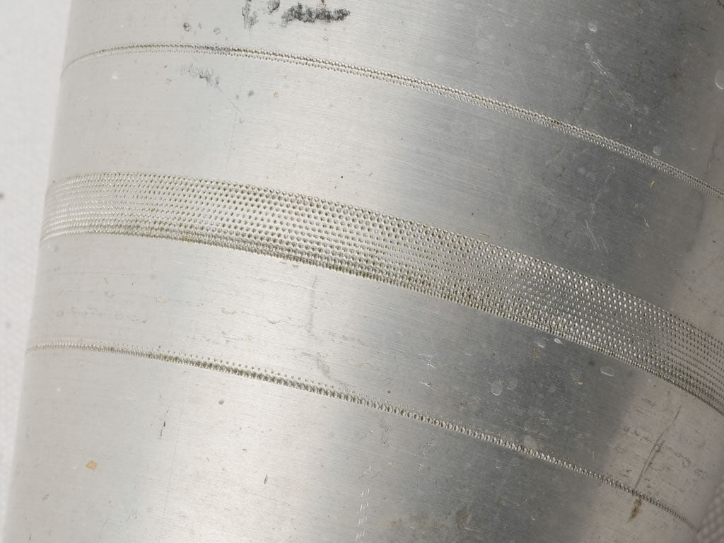 Personal scaled aluminum decorative vases