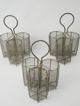 Wire bottle carriers from Chanteduc