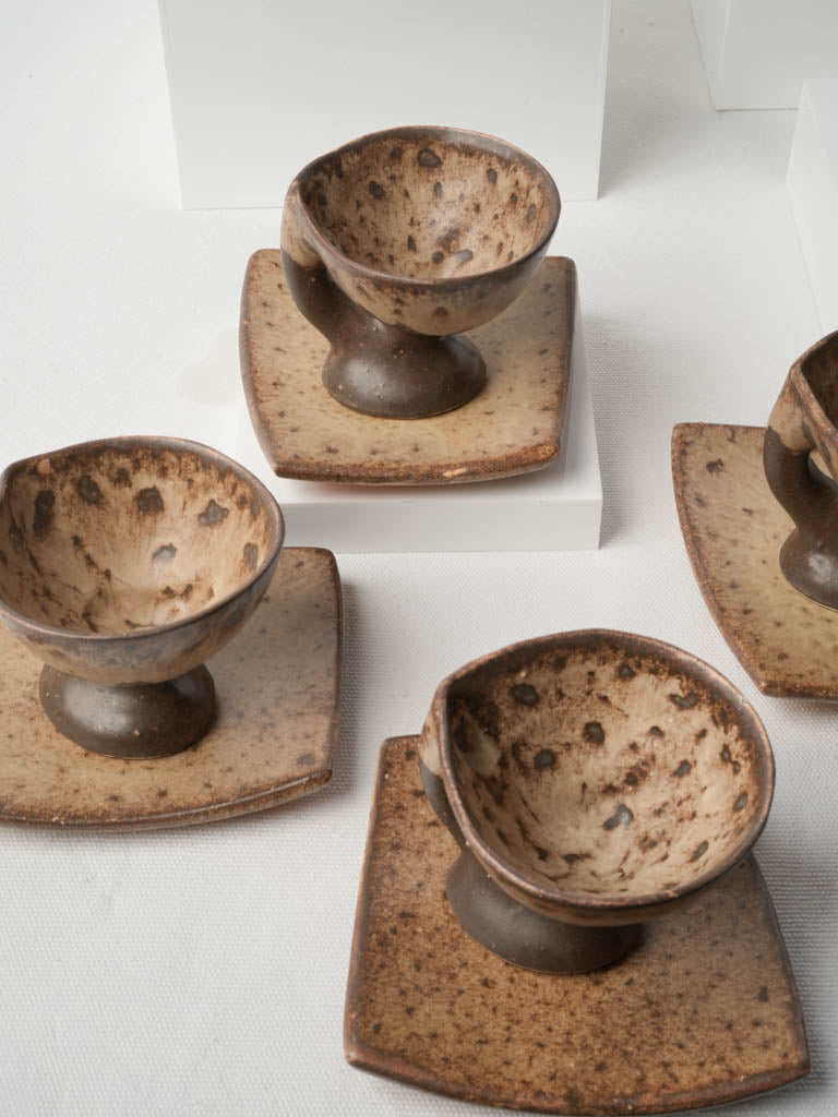 Organic shape ceramic kitchen set