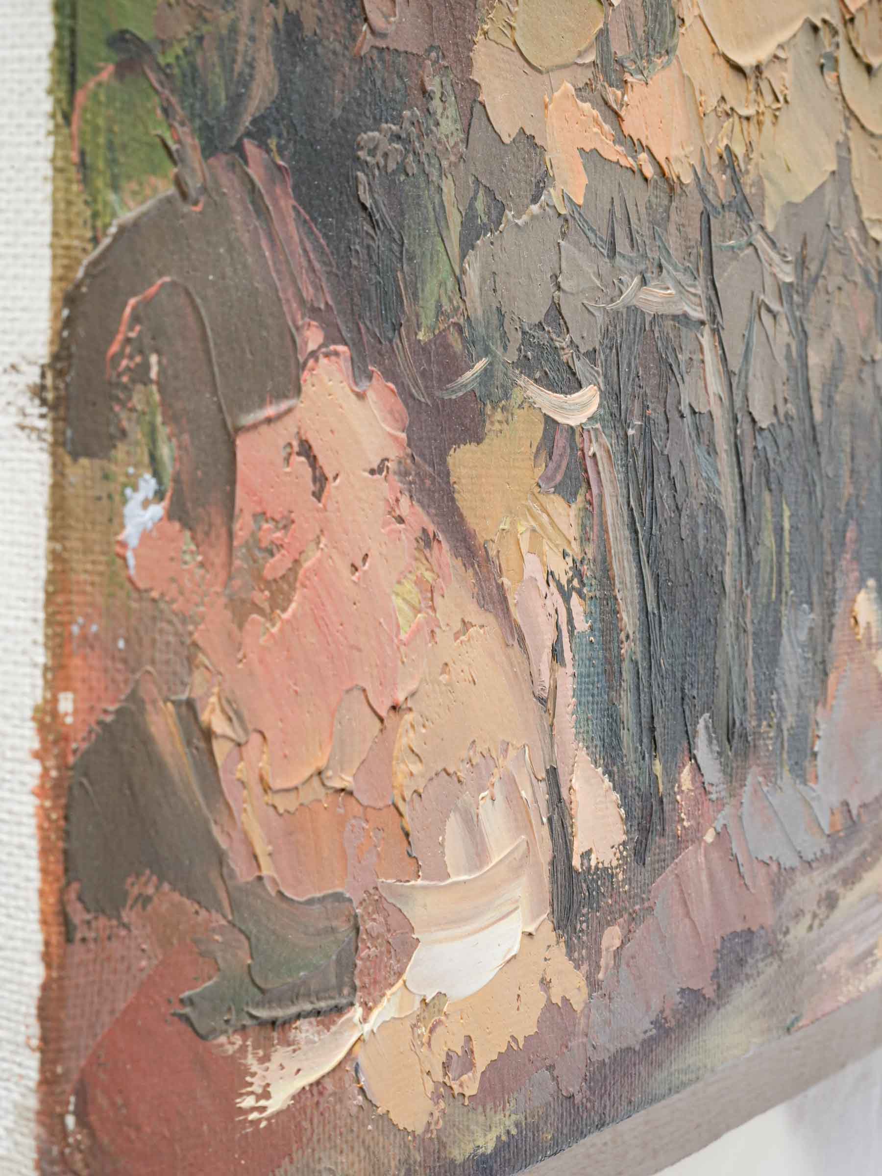 Large Oil on Canvas, Farmhouse in the Alpilles, Signed and Dated 1980 - 21¾" x 26½"