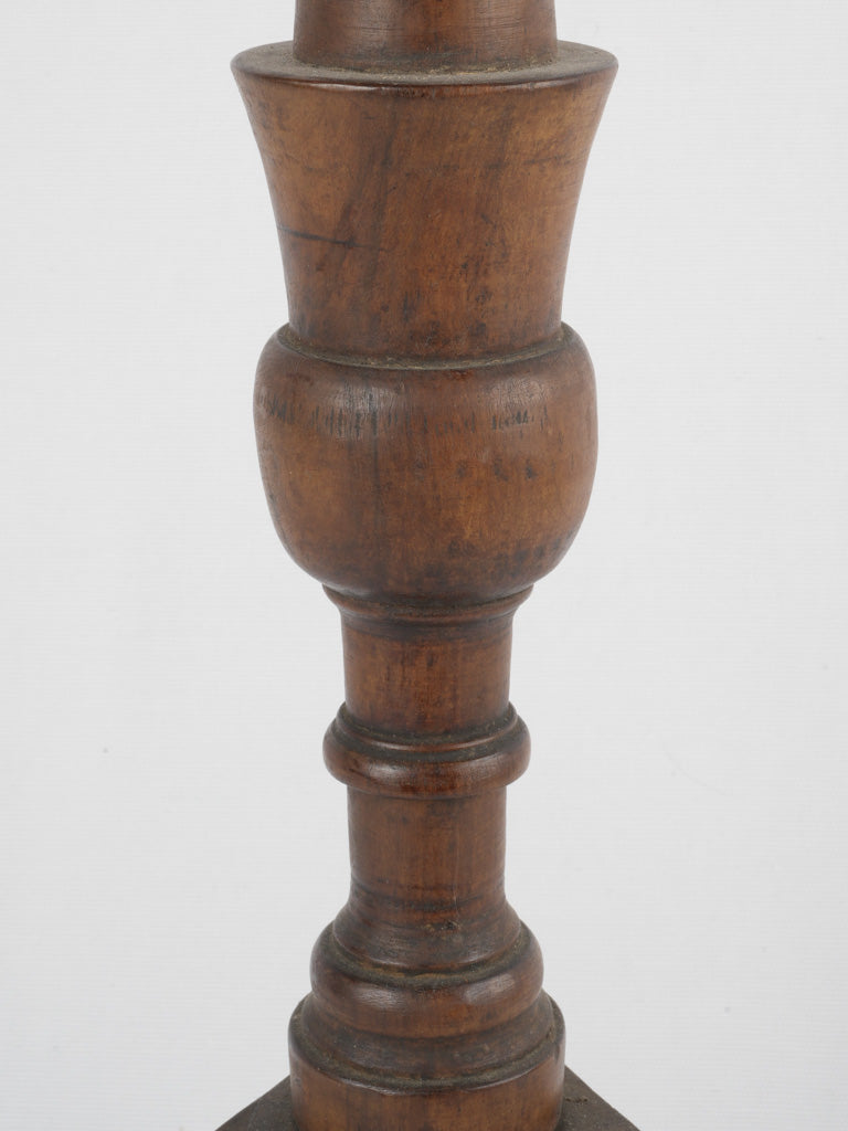 Time-worn 18th-century candlestick