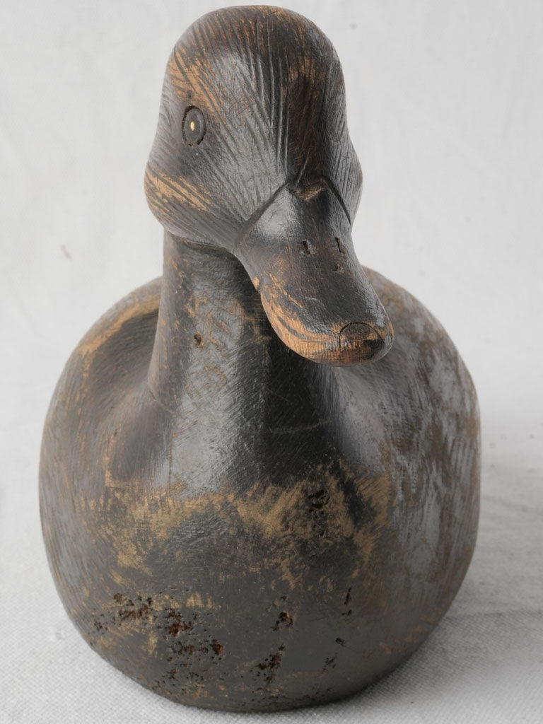 Antique-styled French duck decoy