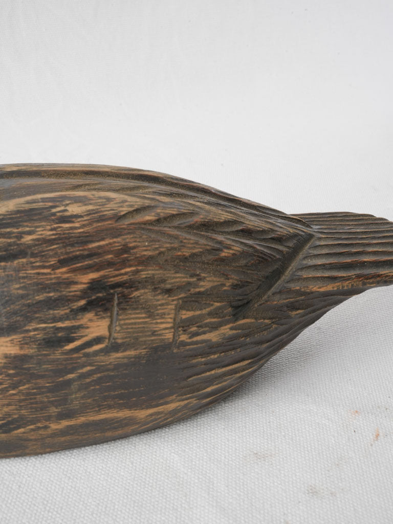 Authentic vintage duck sculpture