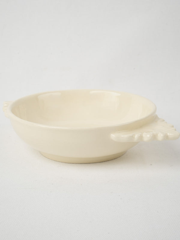 Elegant, vintage creamware bowl