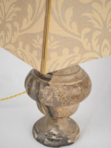 Unique untreated woodworm lamp base