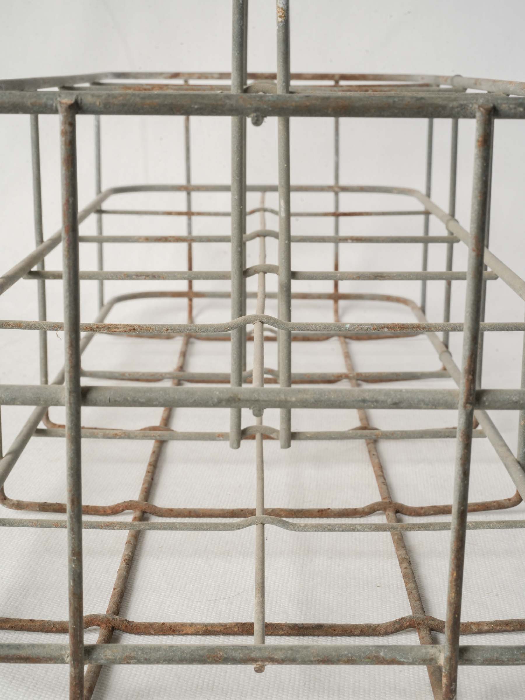 Vintage Wire Bottle Carrier - 20"
