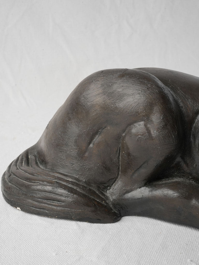 Refined vintage animal sculpture