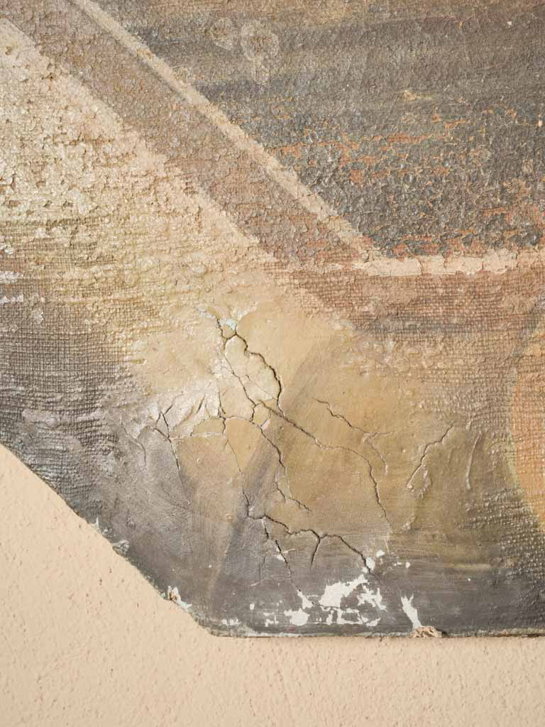 Large Antique Decorative Panel with a View of Naples - 63½" x 52¼"