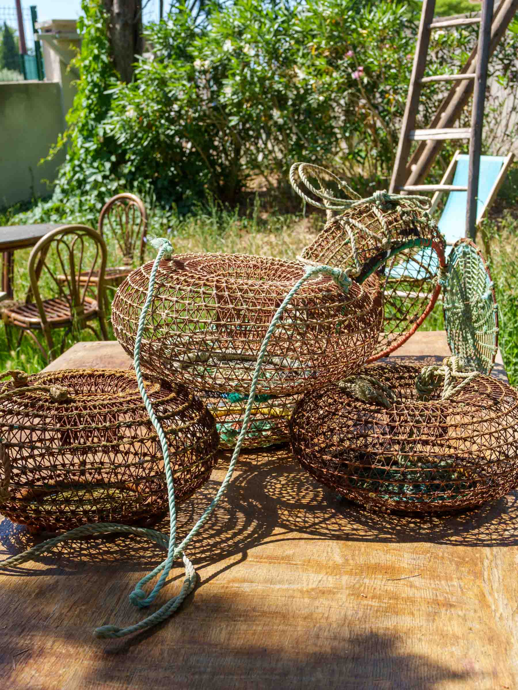 Authentic Mediterranean Fishing Trap - 19¾"