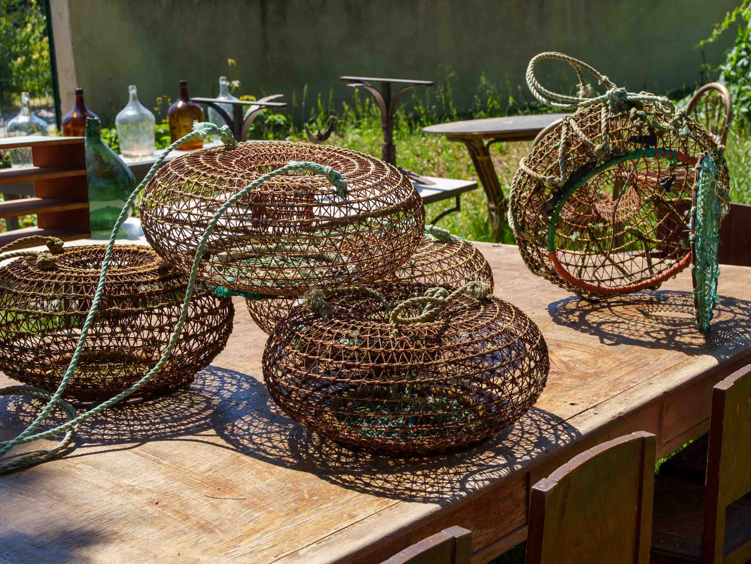 Authentic Mediterranean Fishing Trap - 19¾"
