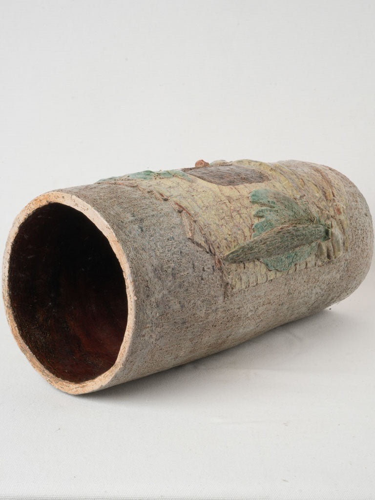 Quaint 1980s ceramic umbrella organizer