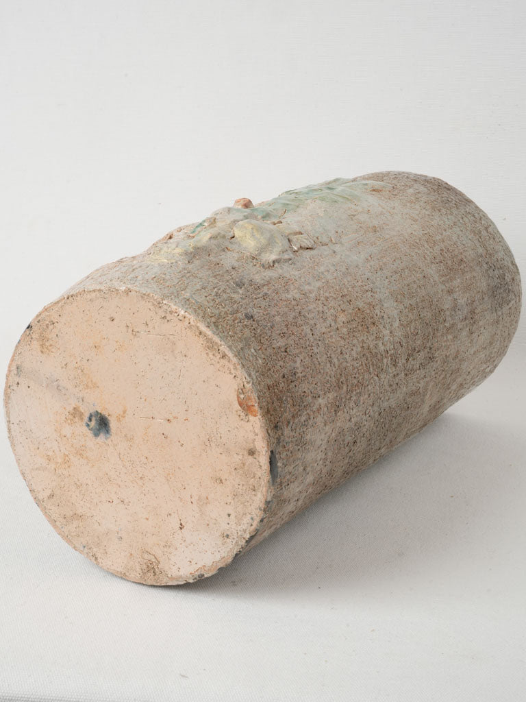 Antique-style French ceramic umbrella stand