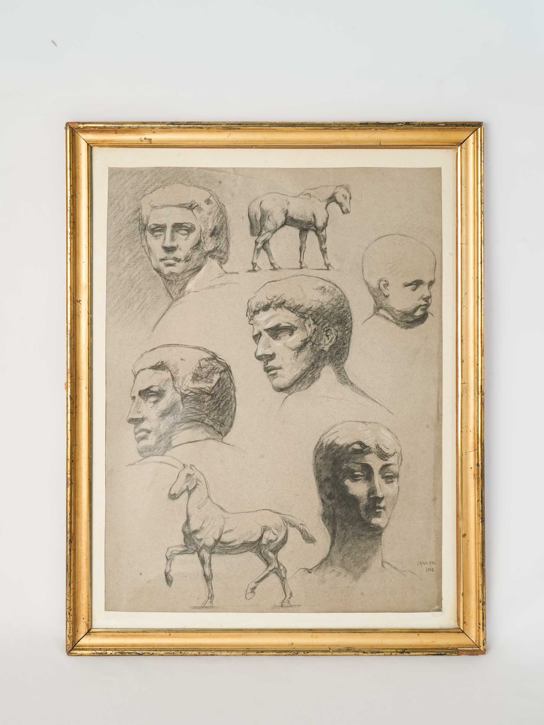 Antique French Portrait Paintings