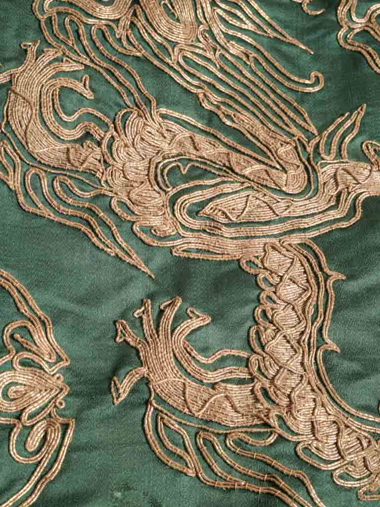 Richly embroidered Qing-style robe