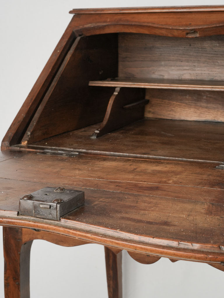 Elegant 19th-century farmhouse secretary desk