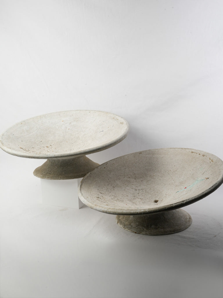 Sculptural elegant Willy Guhl planters