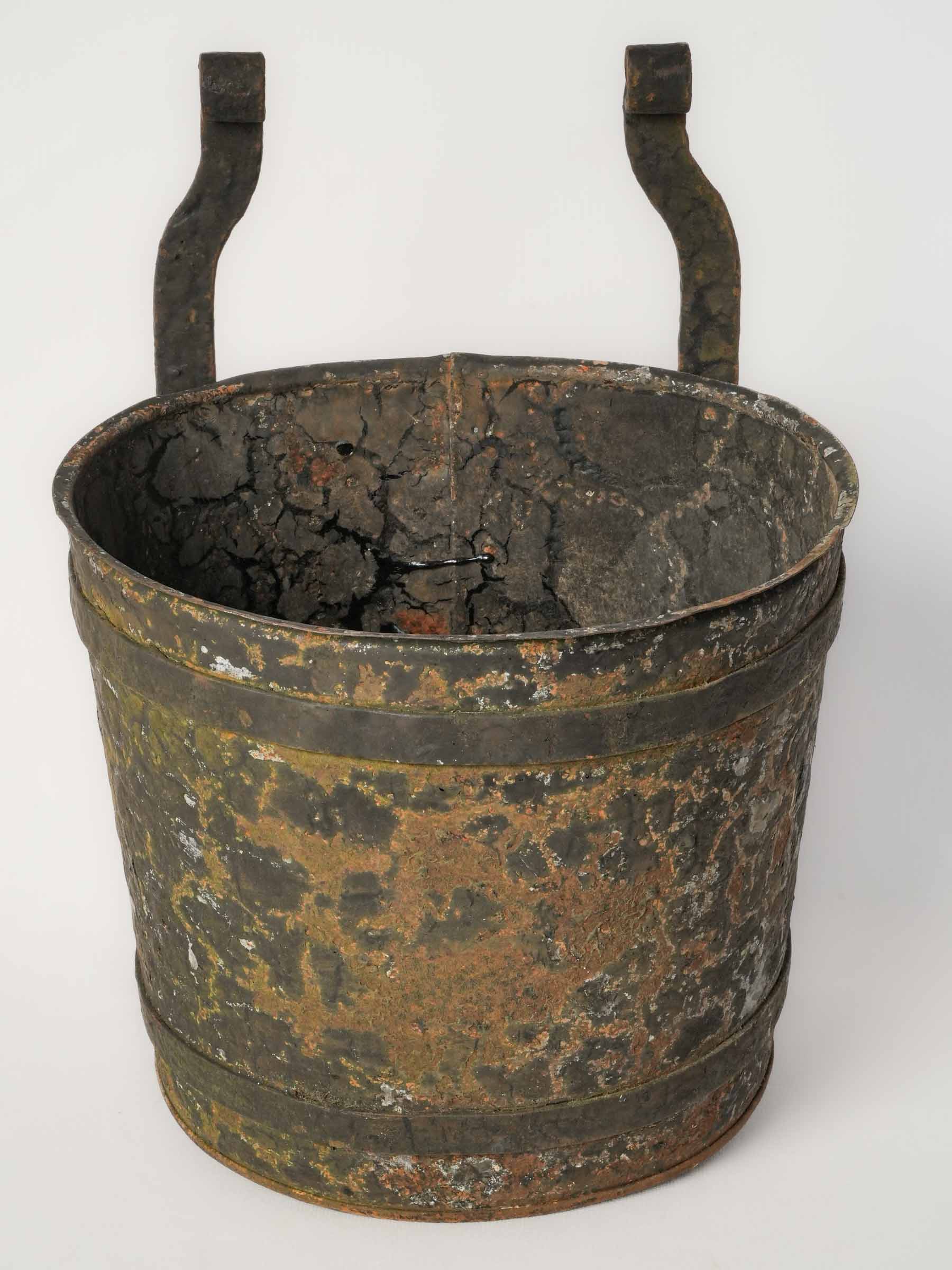 Antique Industrial Water Wheel Buckets - 19" x 12¼"