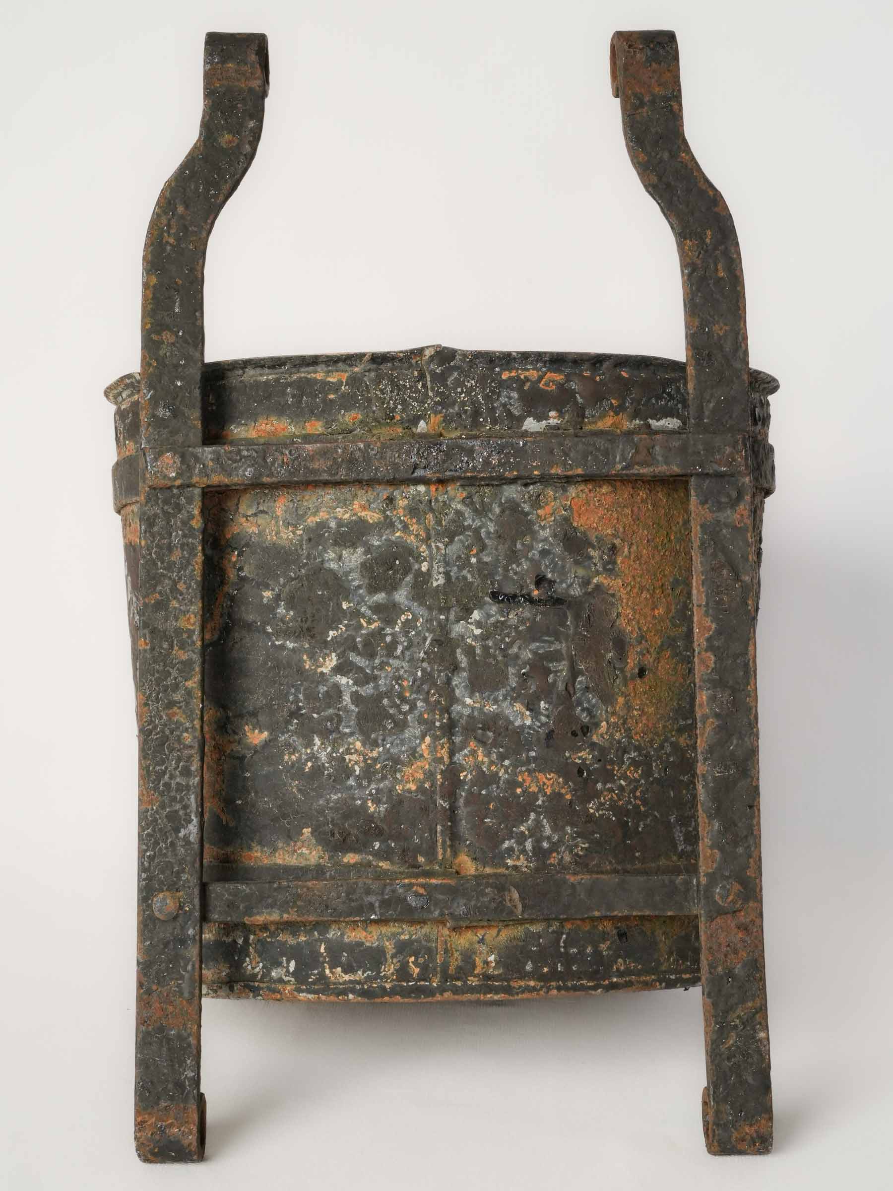 Antique Industrial Water Wheel Buckets - 19" x 12¼"