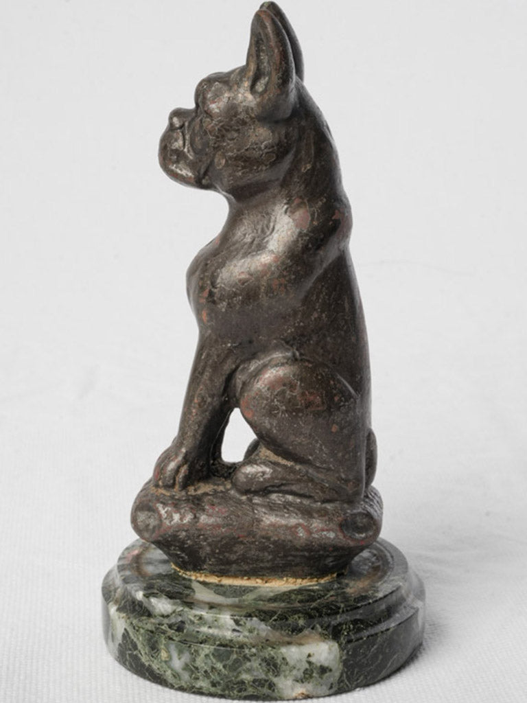 Old-world French bulldog collectible