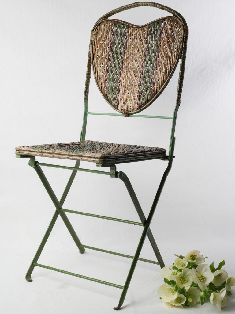 Early 1900s charming heart-shaped chairs