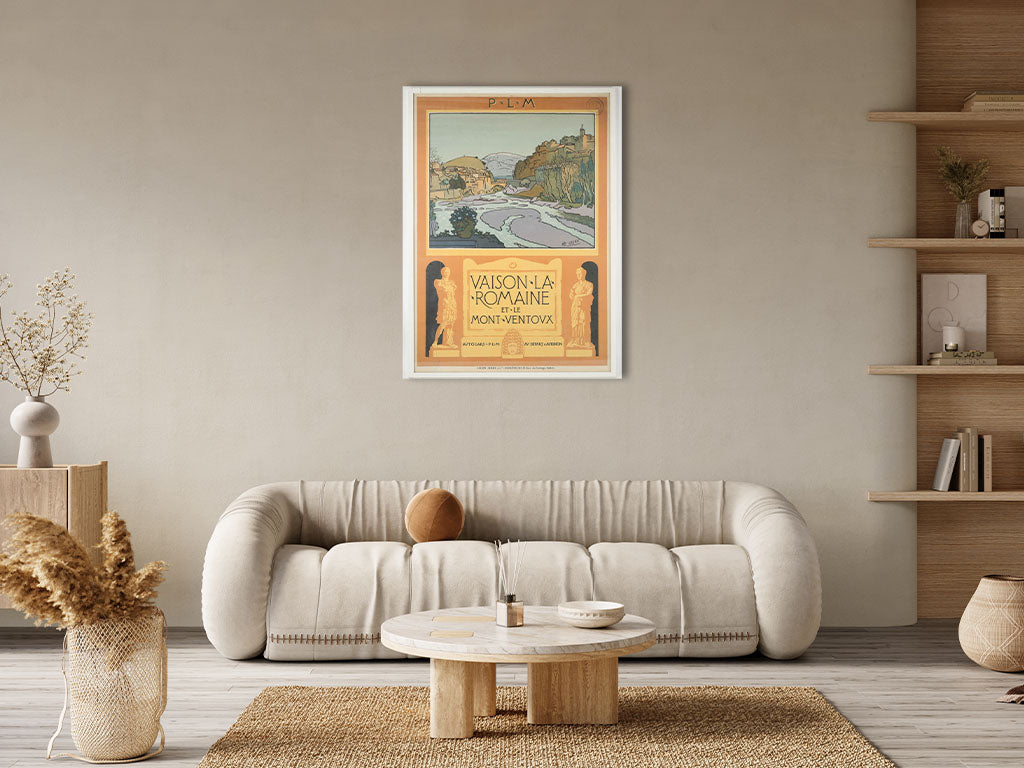 Traditional French countryside artwork