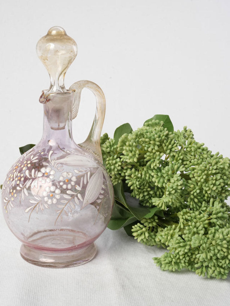 Petite Antique French Blown Glass Carafe Circa 1900 - 8¼"