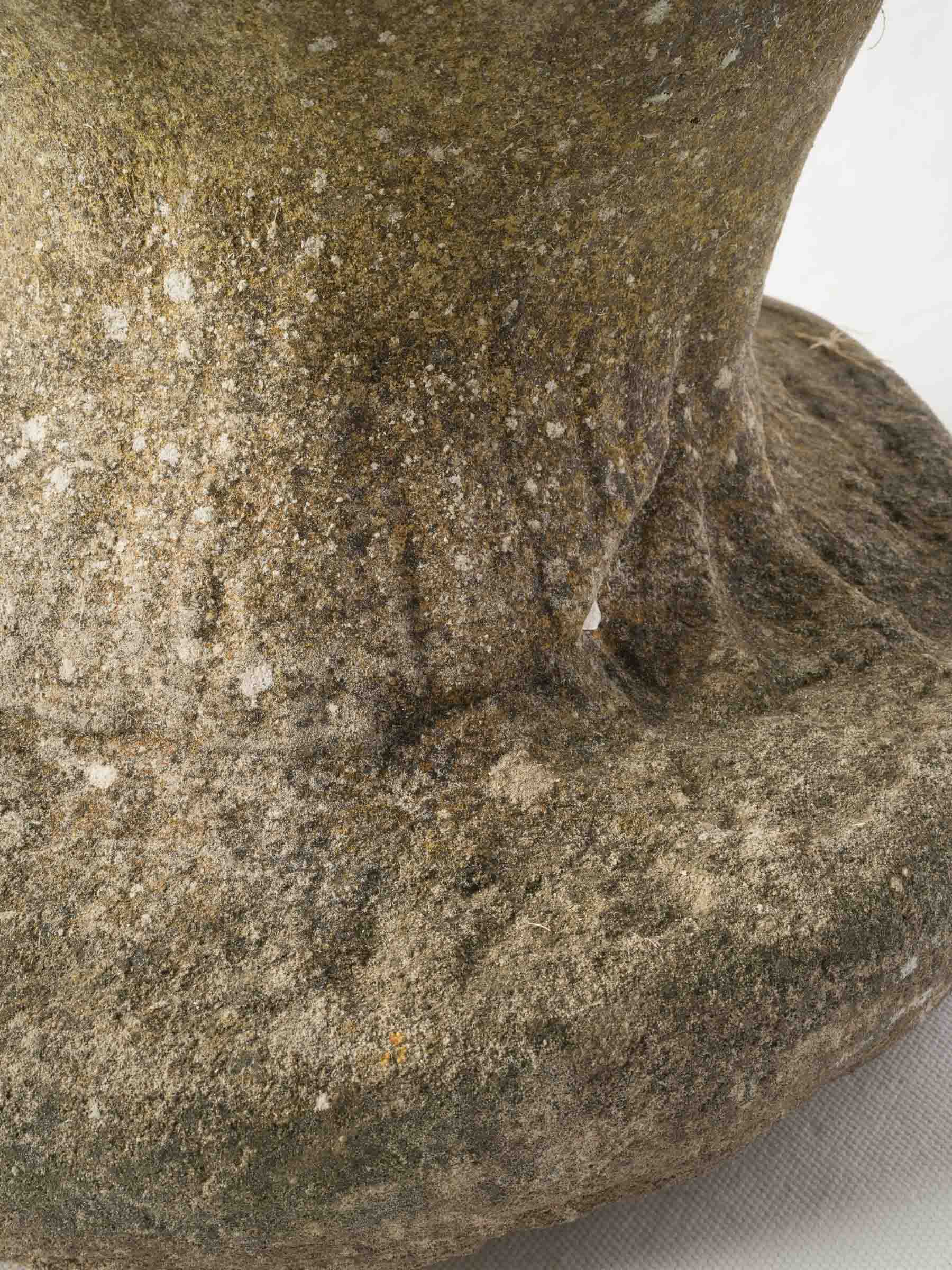 Lifesize French Concrete Garden Goose w/ Lichen Patina - 25½"
