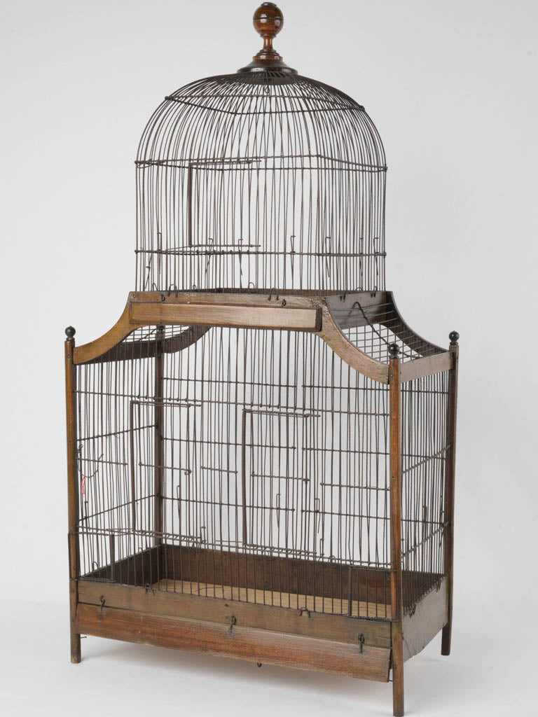 Elegant antique French birdcage statement piece