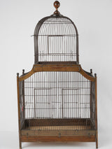 Timeless timber birdcage, square dome top