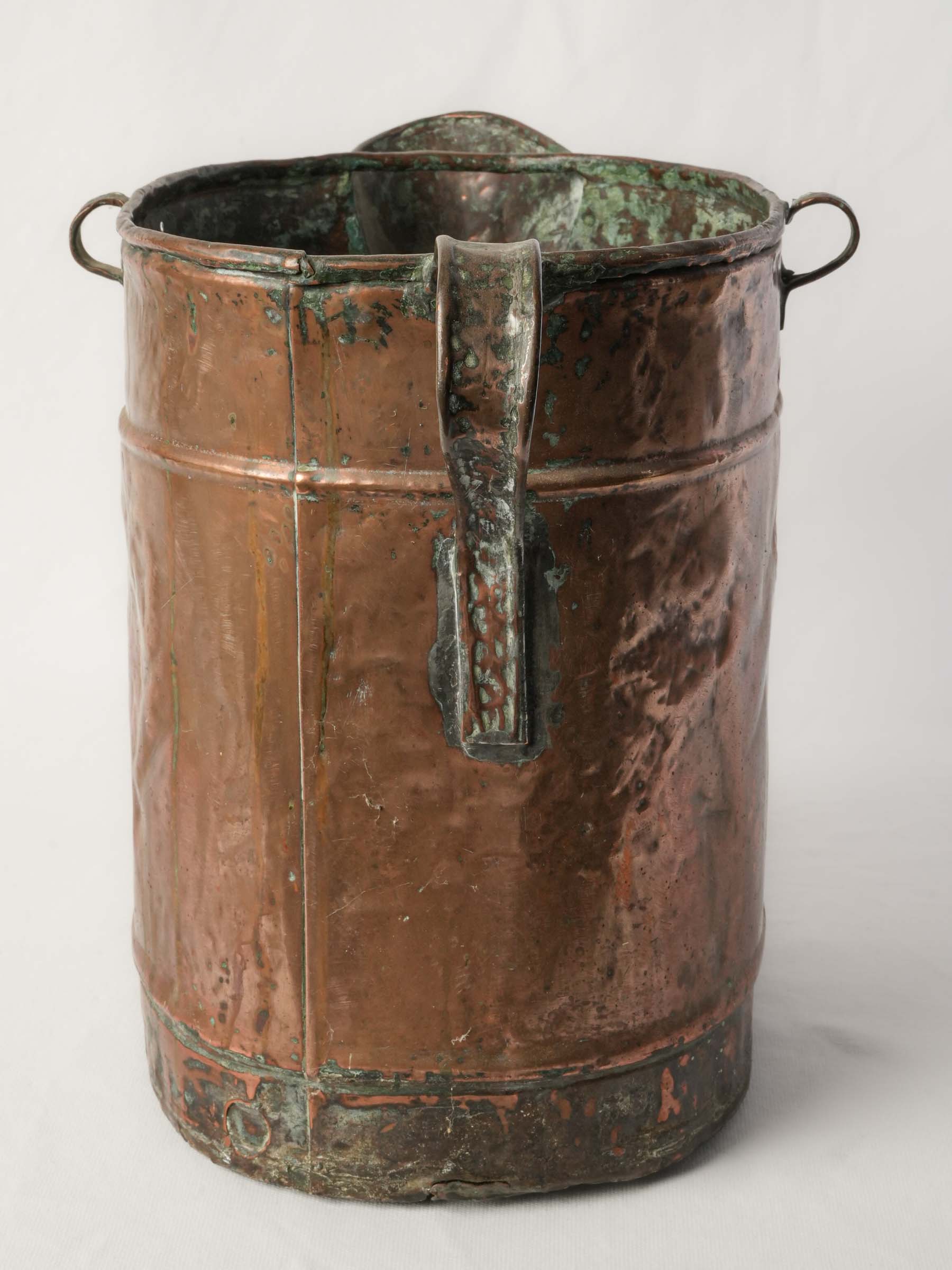 Antique French 12-Liter Copper Winery Measure by Vermorel- 13½"