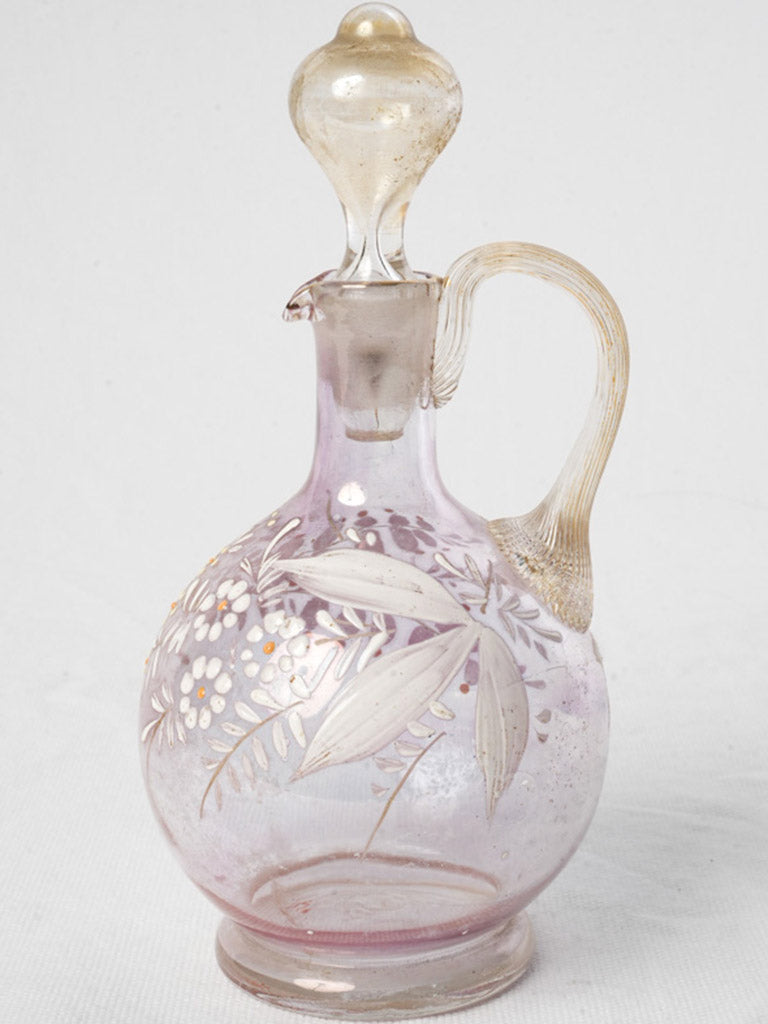 Petite Antique French Blown Glass Carafe Circa 1900 - 8¼"