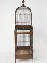 Time-worn large birdcage, French origin