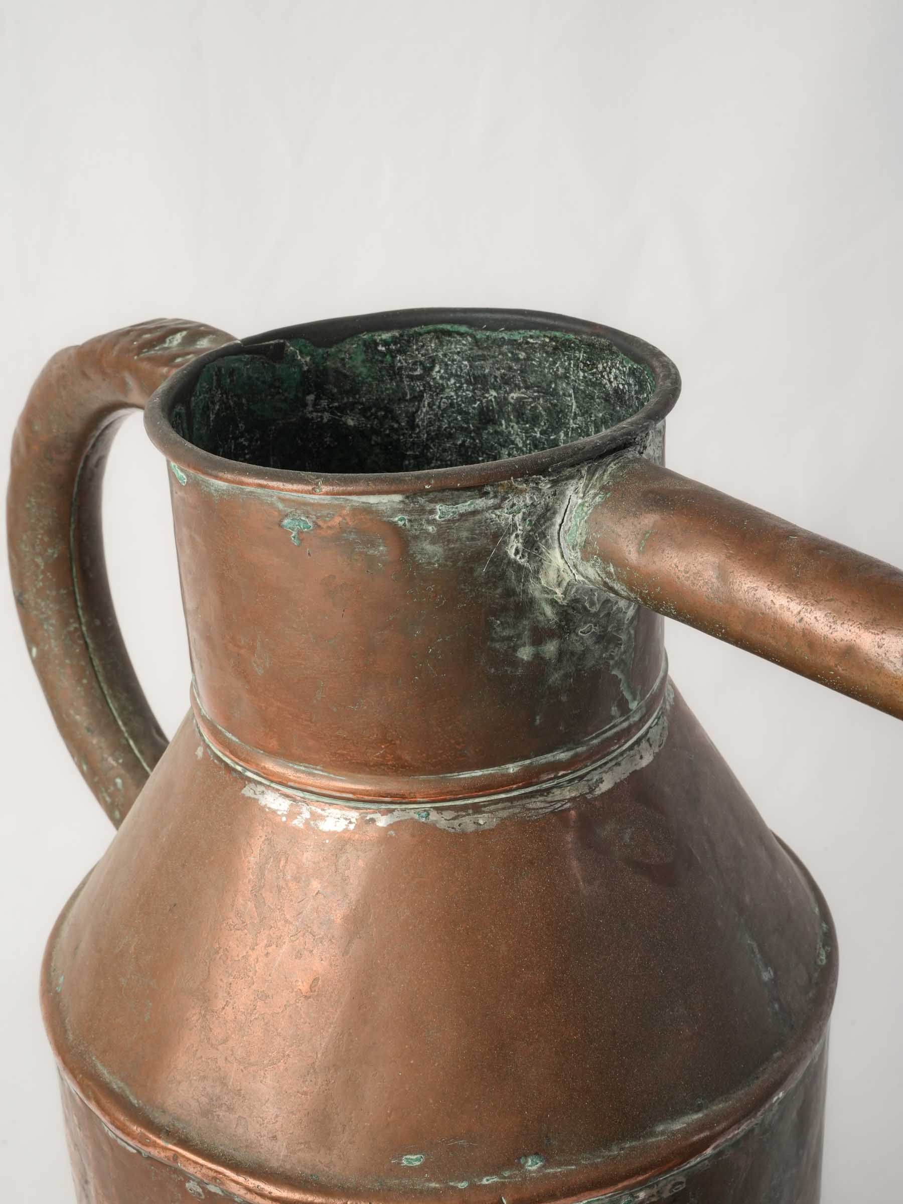 French Copper Winemaker’s Watering Can c. 1900 - 20½"
