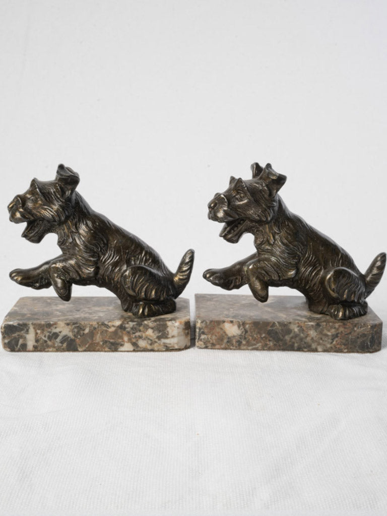 Stylized French design bookends  