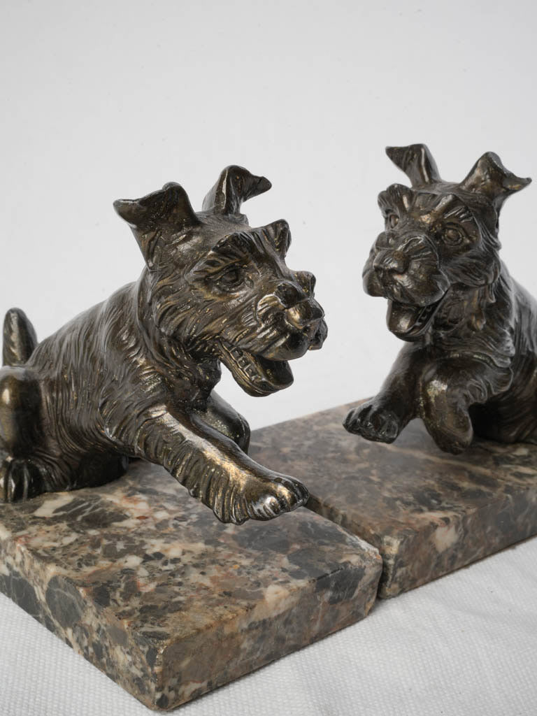 Authentic 1920s bookend sculptures  
