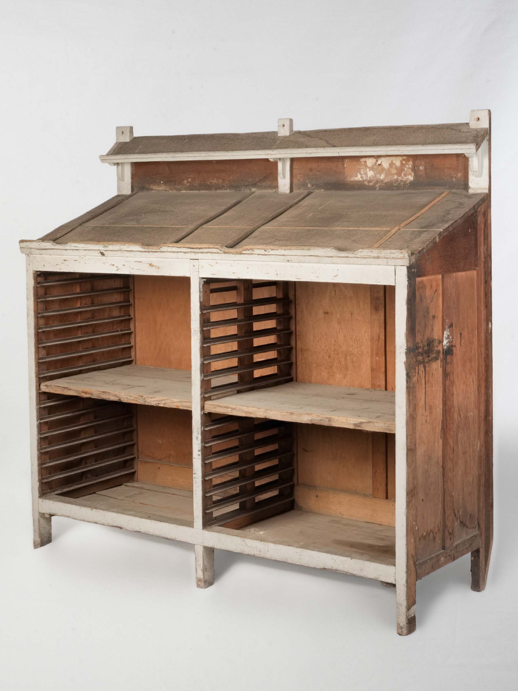Antique Printing Workshop Cabinet -  60¾" x 61"