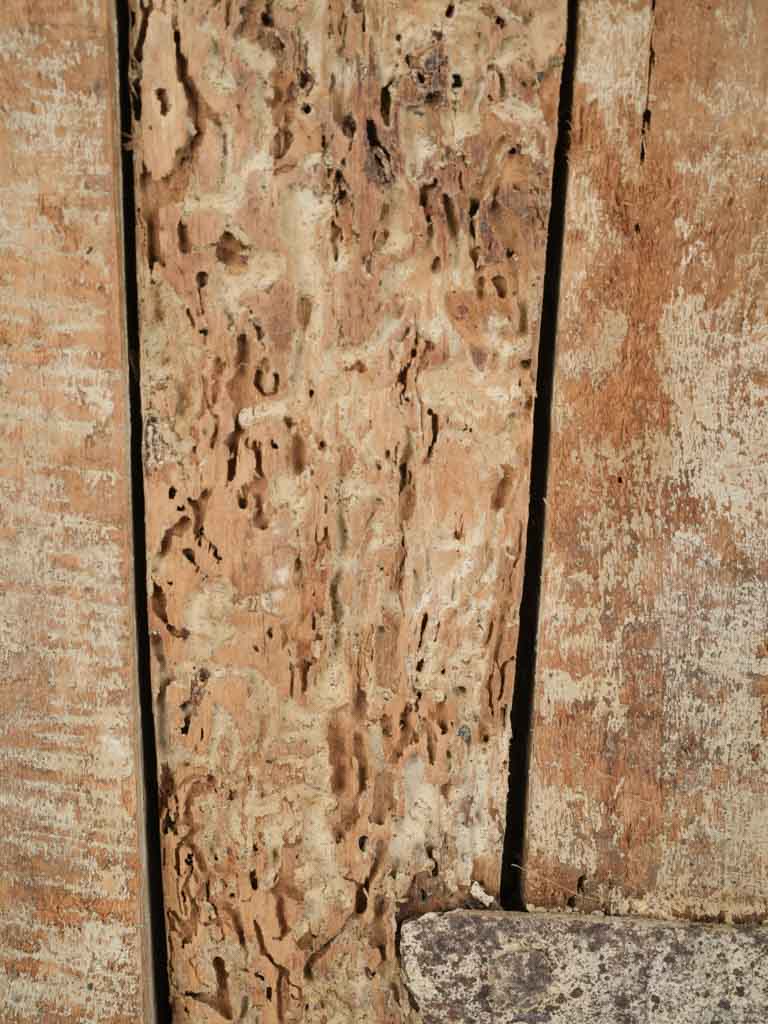 Authentic salvage wood wine door