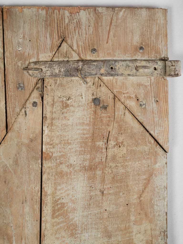 Patina iron aged wine cellar door