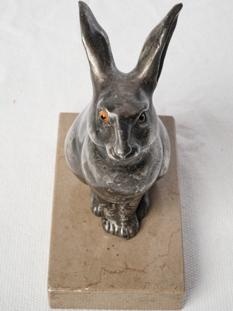 Antique rabbit with vivid contrast