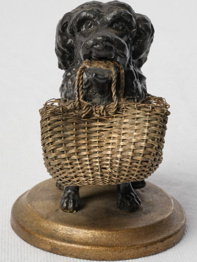 Decorative Spelter Dog Ornament