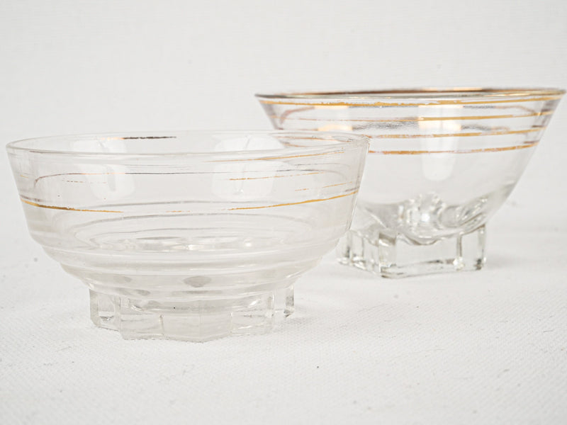 Charming petite antique glass dishes