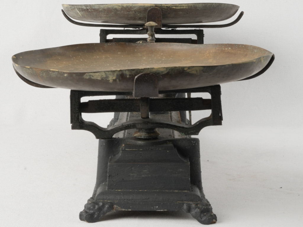 Decorative aged brass kitchen decor