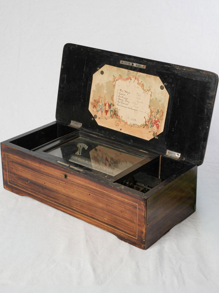 Antique classic cylinder music box  