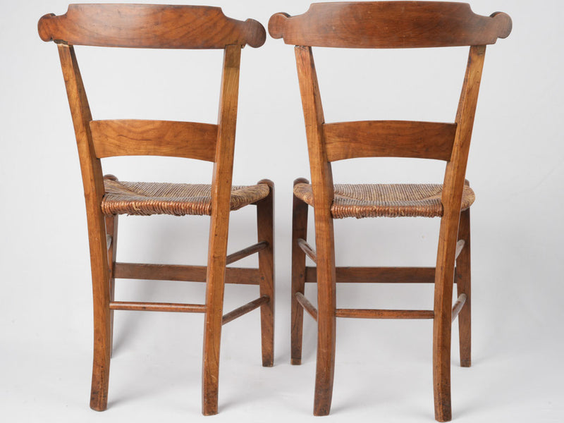 Authentic Provence walnut chair collection