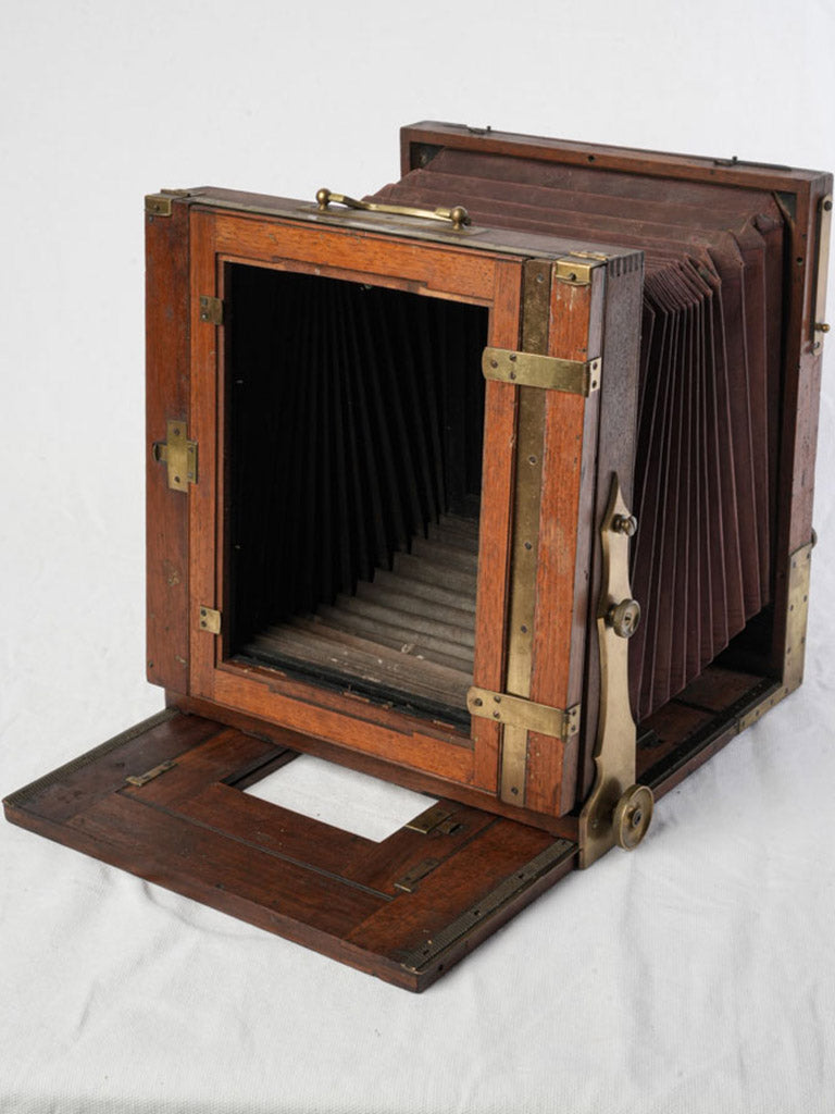 Stylish brass-lens field camera