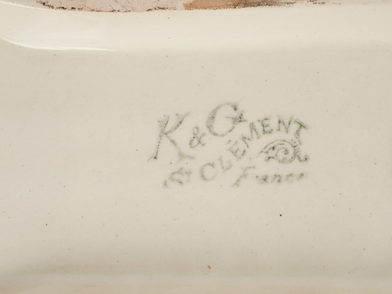Late 19th century asparagus cradle - Saint Clement K & G 14½"