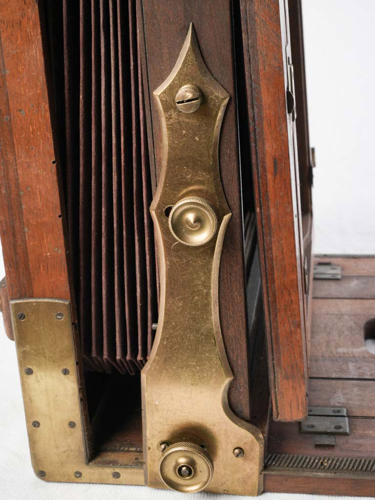 Aged knurled-screws photography piece